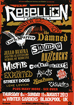 The Damned - Rebellion Festival, Blackpool 9.8.13